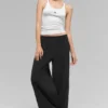 Pantalon ample et aéré (coupe classique) - Noir