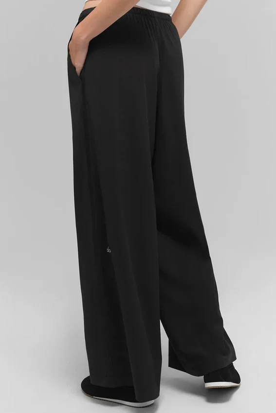 Pantalon ample et aéré (coupe classique) - Noir