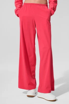 Pantalon ample et aéré (long) - Rouge bonbon