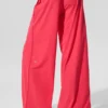 Pantalon ample et aéré (long) - Rouge bonbon