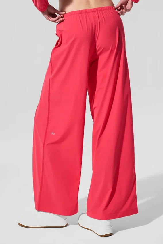 Pantalon ample et aéré (long) - Rouge bonbon