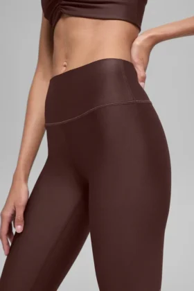Pantalon capri Airlift High-Waist 16” – Brownstone