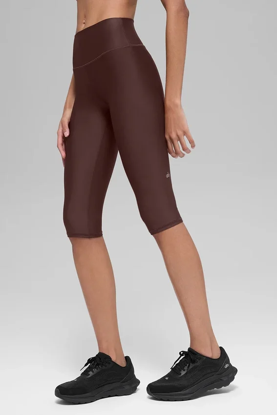 Pantalon capri Airlift High-Waist 16'' – Brownstone