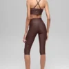 Pantalon capri Airlift High-Waist 16'' – Brownstone