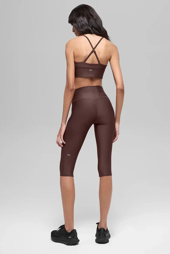 Pantalon capri Airlift High-Waist 16'' – Brownstone