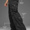 Pantalon cargo Axis - Noir