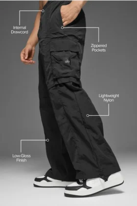 Pantalon cargo Axis – Noir