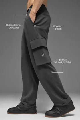 Pantalon cargo Double Take – Anthracite