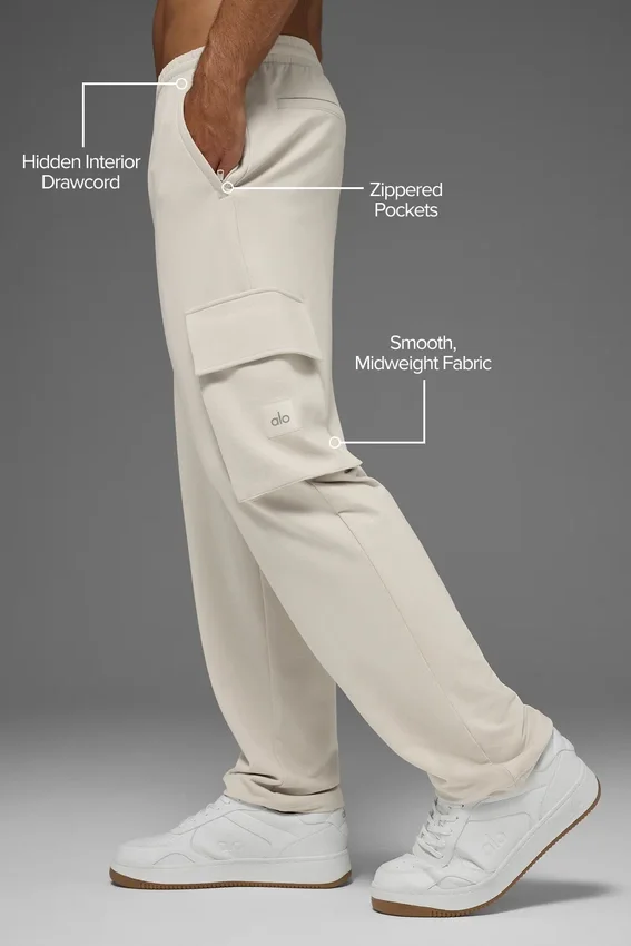 Pantalon cargo Double Take - Beige