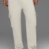 Pantalon cargo Double Take - Beige