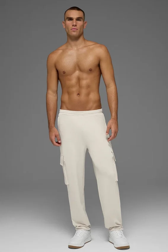 Pantalon cargo Double Take - Beige