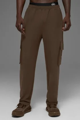 Pantalon cargo Double Take - Espresso