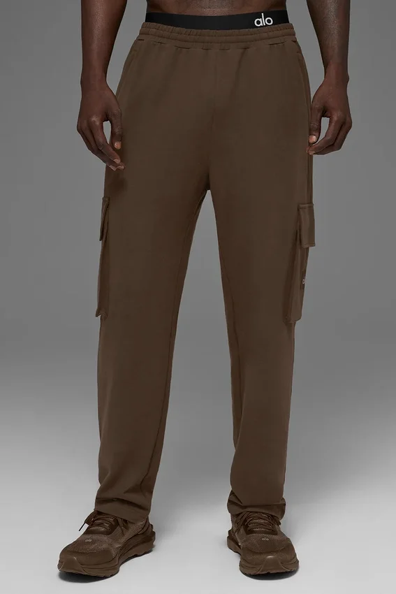 Pantalon cargo Double Take - Espresso
