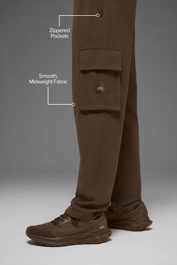 Pantalon cargo Double Take - Espresso