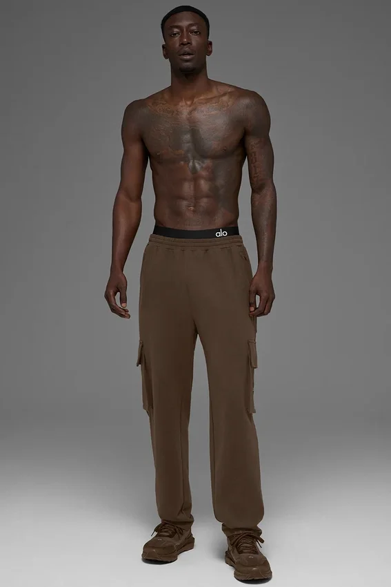 Pantalon cargo Double Take - Espresso
