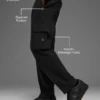 Pantalon cargo Double Take - Noir