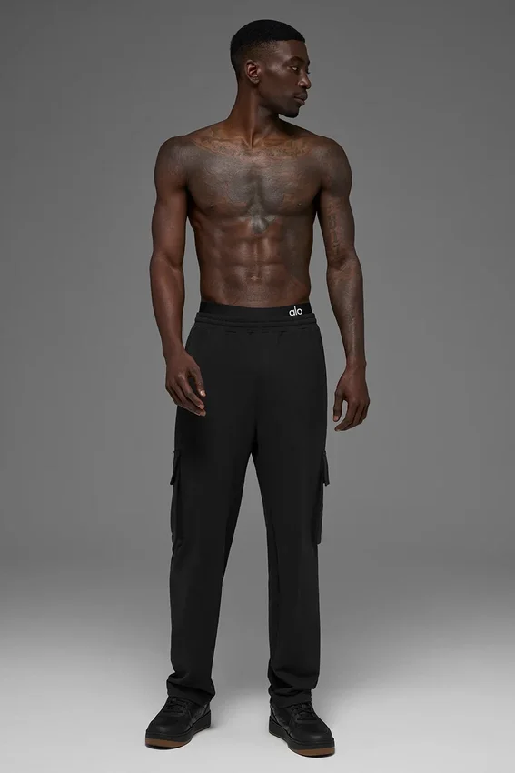 Pantalon cargo Double Take - Noir