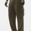 Pantalon cargo Double Take - Olive Tree