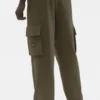 Pantalon cargo Double Take - Olive Tree
