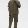 Pantalon cargo Double Take - Olive Tree