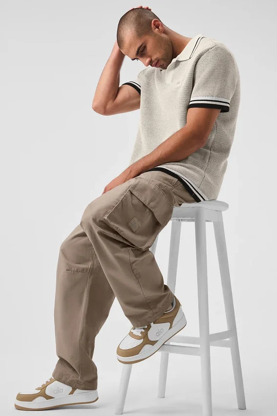 Pantalon cargo en ripstop - Gravel