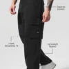 Pantalon cargo en ripstop - Noir