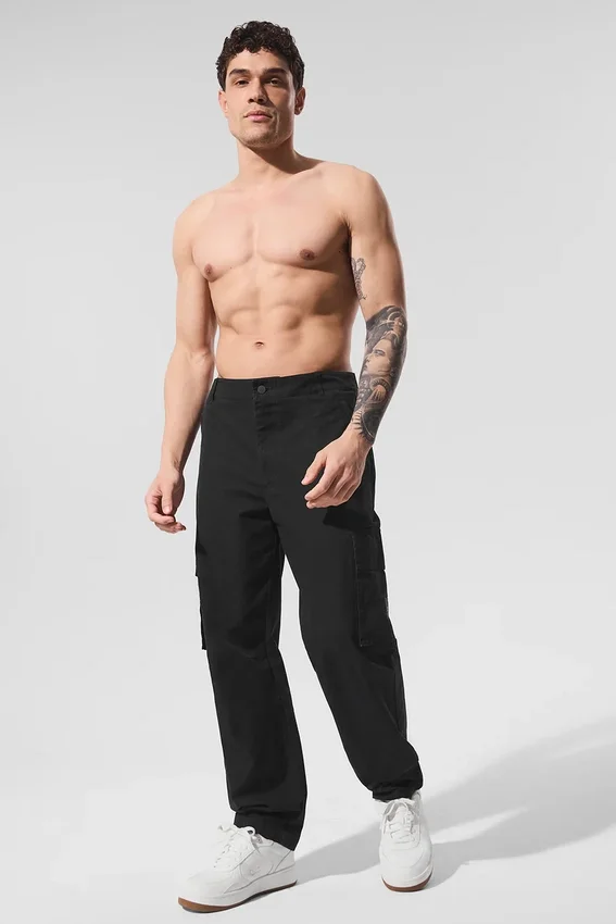 Pantalon cargo en ripstop - Noir