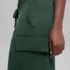 Pantalon cargo High-Waist en maille Scholar - Vert trèfle