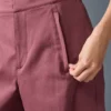 Pantalon cargo à jambes larges (long) - Truffe bordeaux