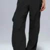 Pantalon cargo Megastar taille basse — Noir