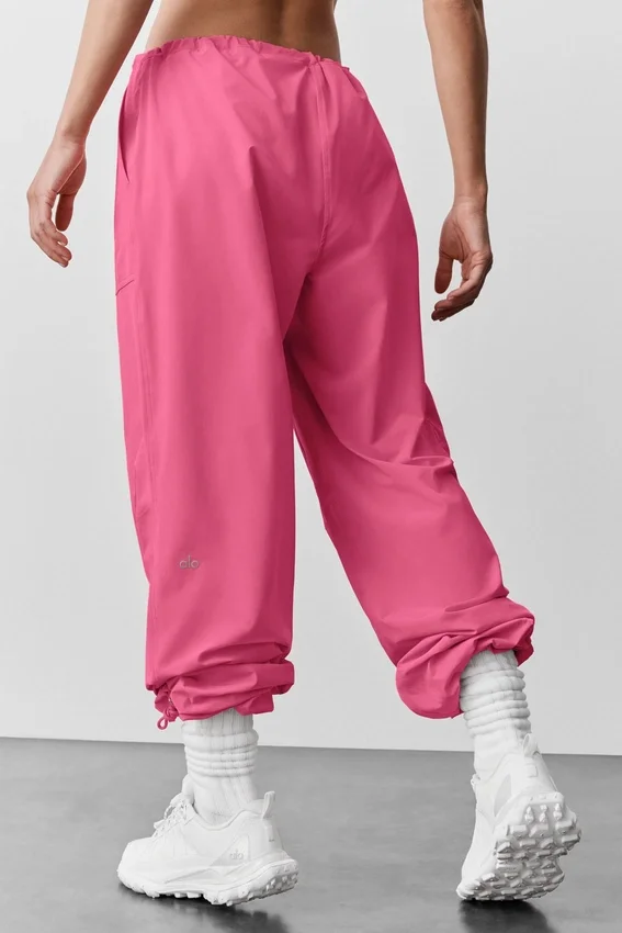 Pantalon cargo Megastar taille basse - Rose paradisiaque
