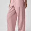 Pantalon cargo Megastar taille basse - Rose vintage
