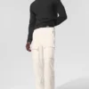 Pantalon cargo Ridge en polaire - Ivoire