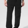 Pantalon cargo Ridge en polaire — Noir