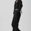 Pantalon Cosmopolitan à taille mi-haute et boutons-pression - Noir
