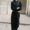 Pantalon à coupe droite High Road – Noir