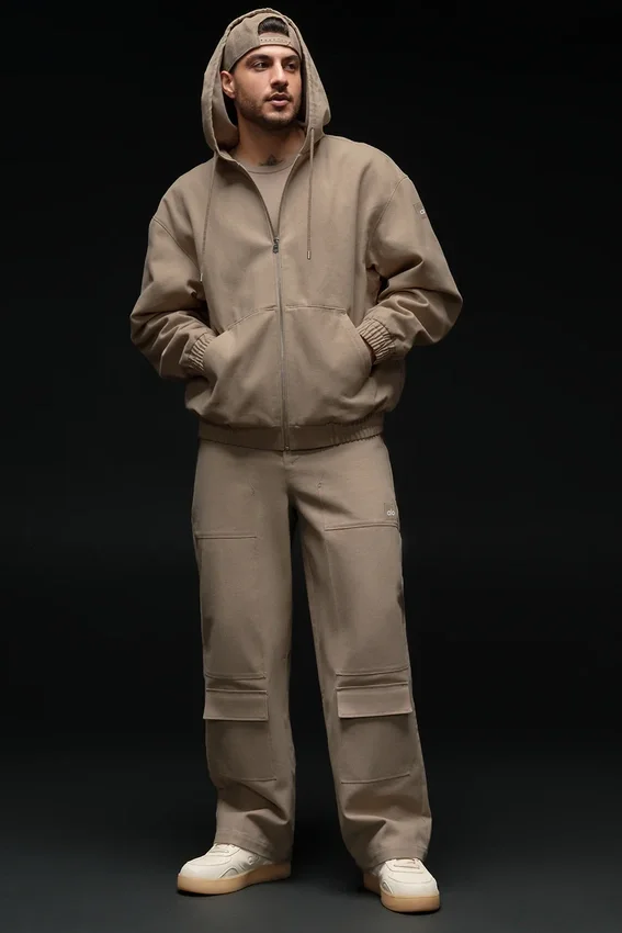Pantalon de charpentier en toile de coton - Gravel