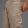 Pantalon de charpentier en toile de coton - Gravel