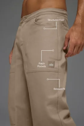 Pantalon de charpentier en toile de coton – Gravel