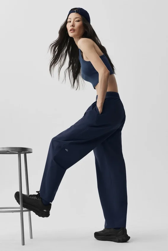Pantalon de costume (court) - Bleu marine
