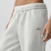 Pantalon de jogging Accolade à coupe droite - Blanc chiné
