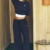 Pantalon de jogging Accolade à coupe droite - Bleu marine