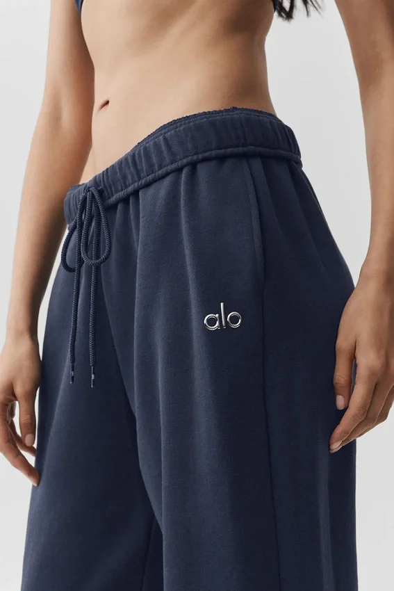Pantalon de jogging Accolade à coupe droite - Bleu marine