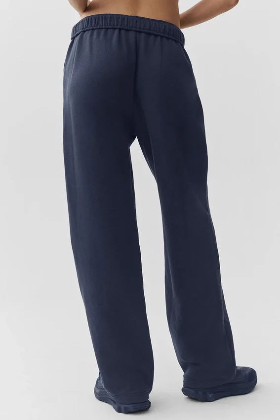 Pantalon de jogging Accolade à coupe droite - Bleu marine