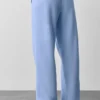 Pantalon de jogging Accolade à coupe droite - Bleu Provence clair