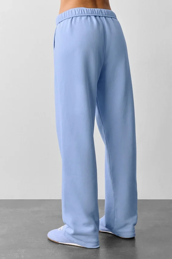 Pantalon de jogging Accolade à coupe droite - Bleu Provence clair