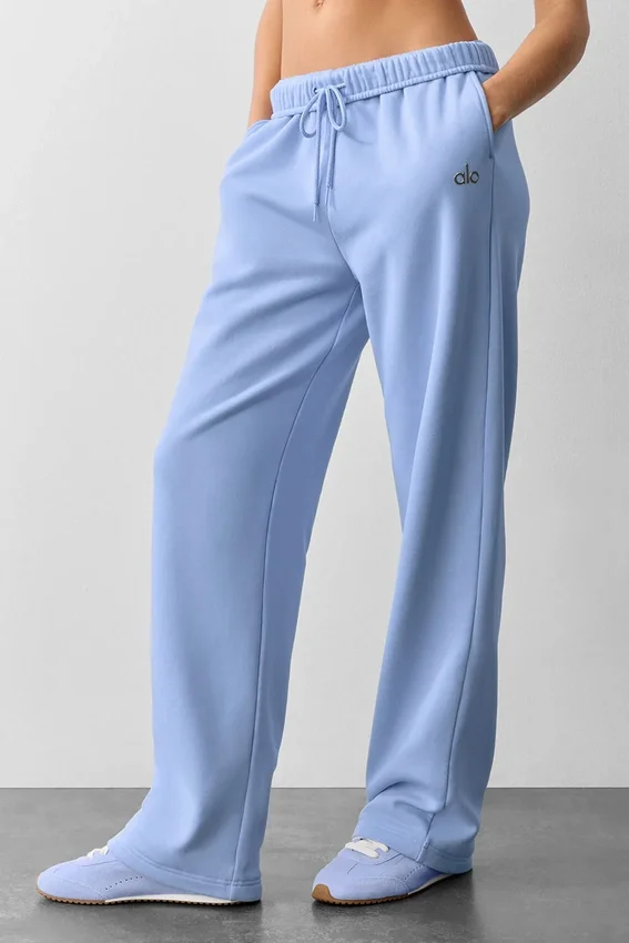 Pantalon de jogging Accolade à coupe droite - Bleu Provence clair