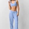 Pantalon de jogging Accolade à coupe droite - Bleu Provence clair