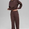 Pantalon de jogging Accolade à coupe droite - Brownstone