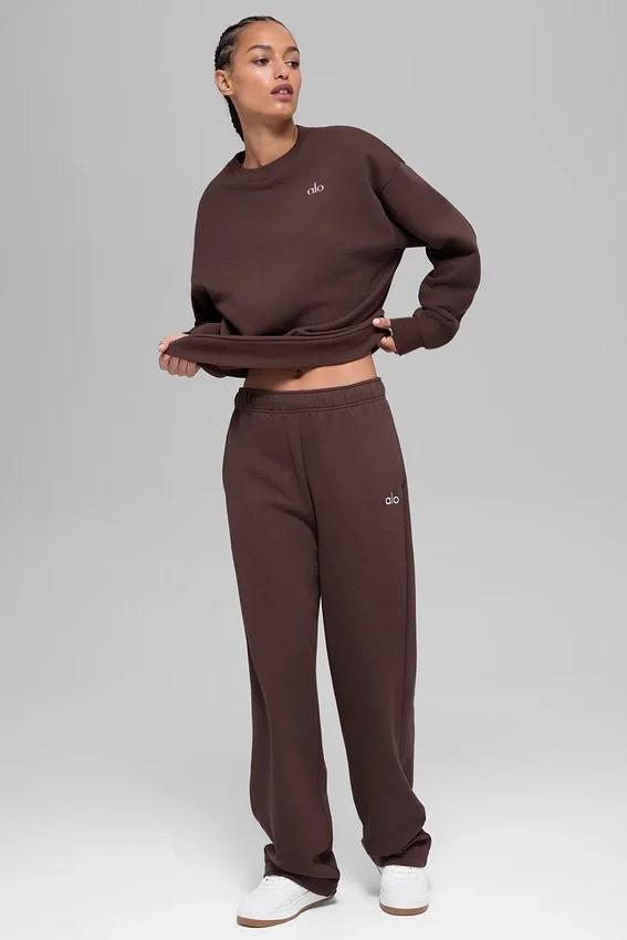 Pantalon de jogging Accolade à coupe droite - Brownstone